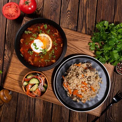 Бизнес ланч №4 в Кухня 91 по цене 576 ₽