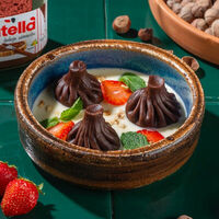 Хинкали Nutella в Асканели Georgian Bistro