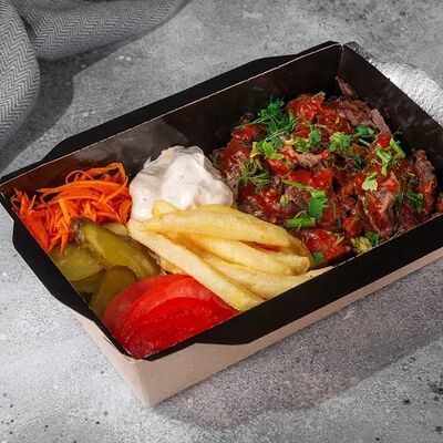 Шаурма Опен говядина в КОМБИНАТ шаурма и стритфуд по цене 438 ₽