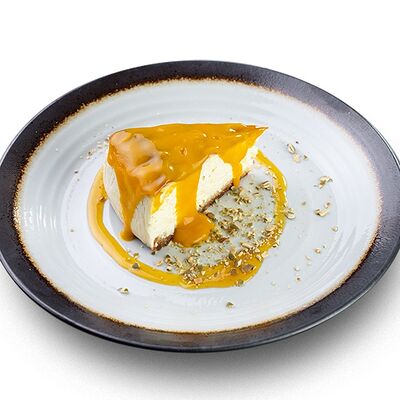 Чизкейк с манго и облепихой в Осетинские пироги от Бирюзы по цене 550 ₽