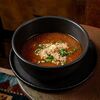 Пряный суп с черносливом и грецким орехом в Миндаль по цене 810