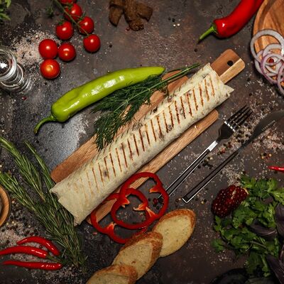 Шаурма Вегетарианская большая в Шашлычная бостан по цене 369 ₽