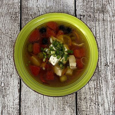 Рыбный суп по-гречески в Луна Рыба по цене 425 ₽