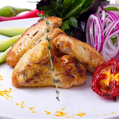 Шашлык из куриных крылышек в Аквариум по цене 455 ₽