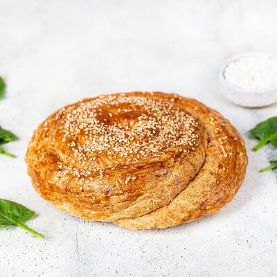 Слоеный пирог с творогом и шпинатом в У Палыча. С пылу, с жару! по цене 460 ₽