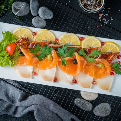 Рыбное ассорти в Ресторан Воробьёвы Горы PREMIUM по цене 4232 ₽