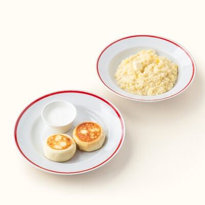 Завтрак с кашей и сырниками в Пироговый Дворик по цене 399 ₽