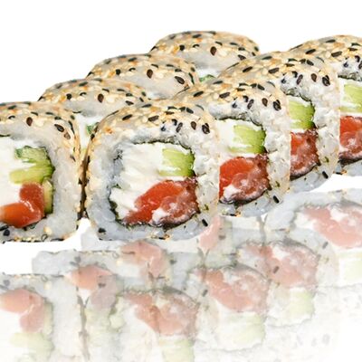 Филадельфия с лососем в Якудза ролл по цене 470 ₽