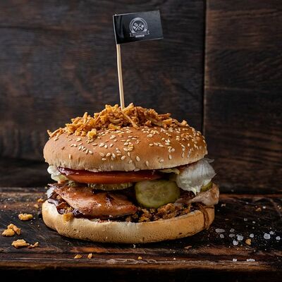 Чикенбургер в Мангал по цене 420 ₽