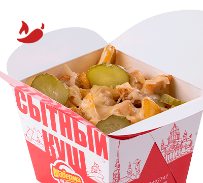 Сытный куш сырный острый стандарт в Шаверма по-питерски по цене 519 ₽