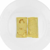 Яичные блинчики с картофелем и беконом в За обе щёки