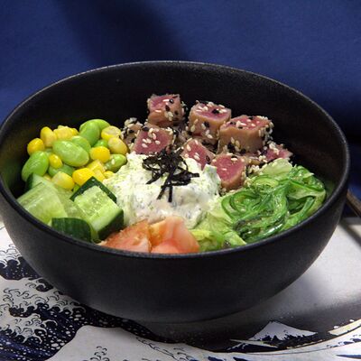 Боул с тунцом татаки в KOMIX FOOD по цене 650 ₽