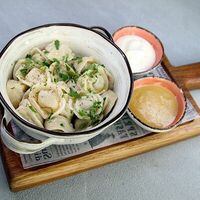 Пельмени домашние со свининой и говядинойв На югах