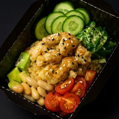 Поке с креветкой в Гастробар ЖАРА по цене 517 ₽