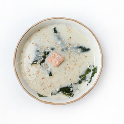 Сливочный суп с лососем в San-Pizzerino по цене 590 ₽