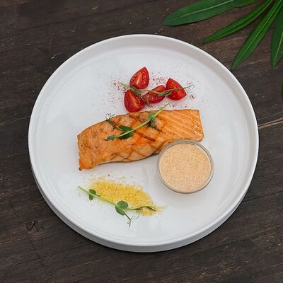 Стейк лосося в Мой кофе по цене 2488 ₽