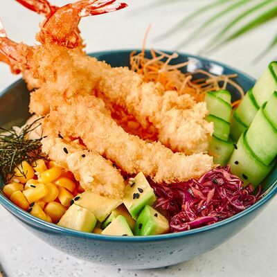 Поке с креветками панко Big в Суши муши по цене 549 ₽