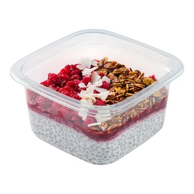 Чиа-пудинг с кокосом и малиной в Ромбаба по цене 215 ₽