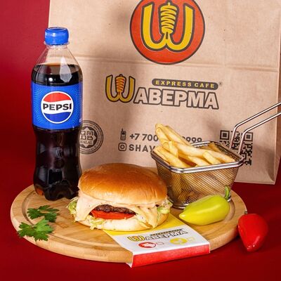 Комбо Бургер в Шаверма KZ тестовый по цене 3988 ₸