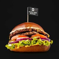 Бургер Самый Вкусный black angus двойной в Black Star Burger