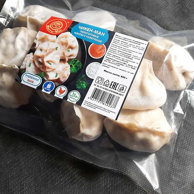 Чикен-Ман (манты с курицей заморозка) в Манты-Ман по цене 819