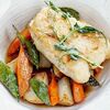Треска с овощами и устричным соусом в Kamakura по цене 879