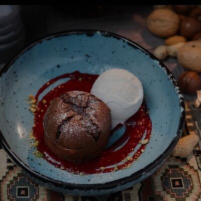 Шоколадный фондан в Kish-Mish по цене 590 ₽