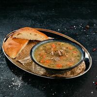 Суп Телеча чорба в Ukusno сербская кухня