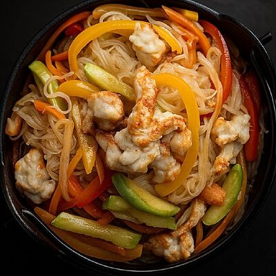 Фунчоза с курицей в Love Rolls по цене 429 ₽