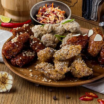 Сет №7 4 вкуса Крылья в Kimchi Chicken по цене 1450 ₽