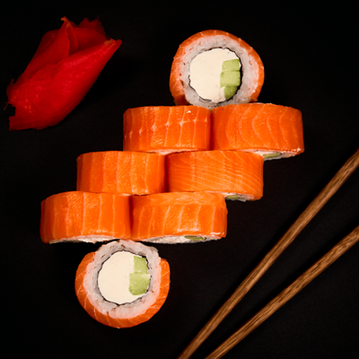 Филадельфия с огурцом в Кручу-Верчу! по цене 988 ₽