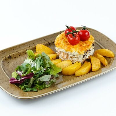 Горбуша под сырной шапкой в Роза ветров по цене 850 ₽