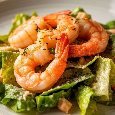 Цезарь с креветкой в Gastrobar Лучшая еда с доставкой по городу по цене 680 ₽