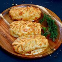 Манты жареные с баранинойв Мясо гриль