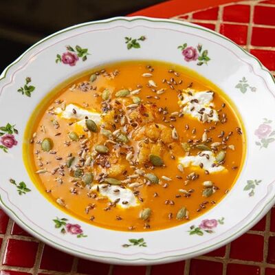 Крем-суп из тыквыв Centrale bistro по цене 710 ₽