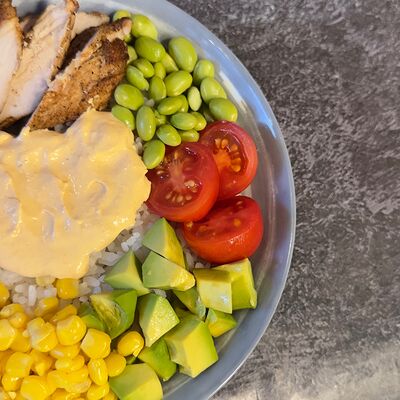 Поке с курицейв CHEF BURGER по цене 550 ₽