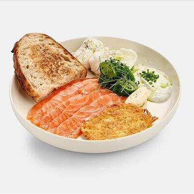 Большой завтрак с лососем в Маргаретти по цене 1425 ₽