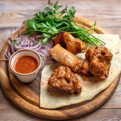 Шашлык из индейки в КинZa-Dза по цене 795 ₽