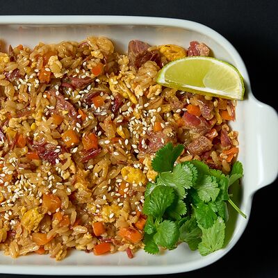 Боул рис + говядинав Полтора тигра по цене 920