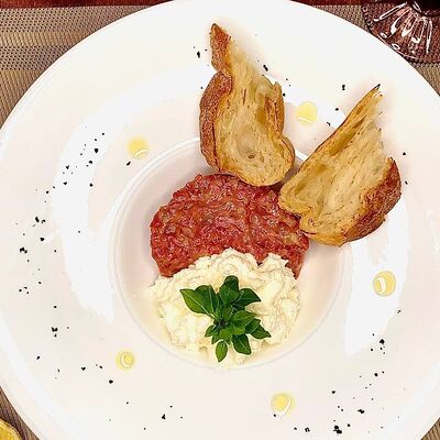 Тартар из говядины в Моя Италия по цене 726 ₽