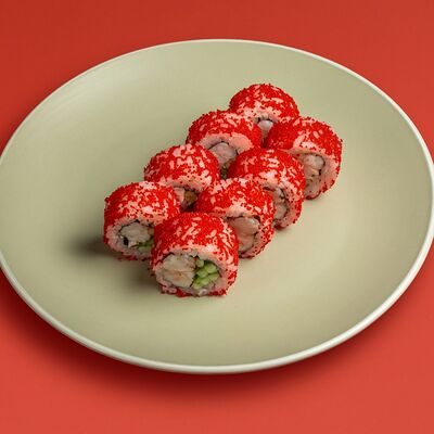 Ролл Калифорния с креветкой в SushiMe по цене 609 ₽