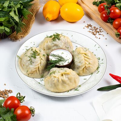 Манты из говядины в Чайхана Марварид по цене 570 ₽