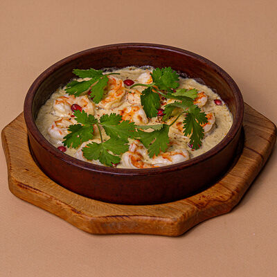 Креветки Чкмерули в Хочу пури по цене 945 ₽