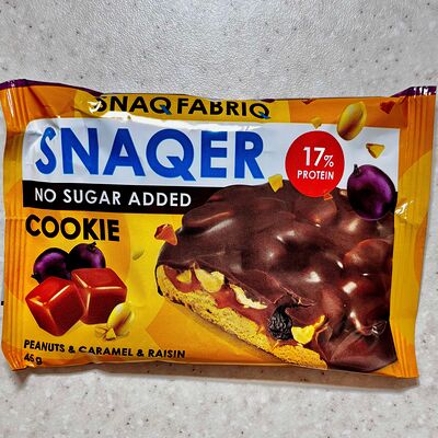 Протеиновое печенье Snaqer Арахис, изюм, карамель в Дом Салат&Поке по цене 210 ₽