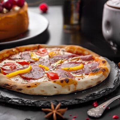 Пицца Микс в СЫТЫЙ БЫК по цене 850 ₽