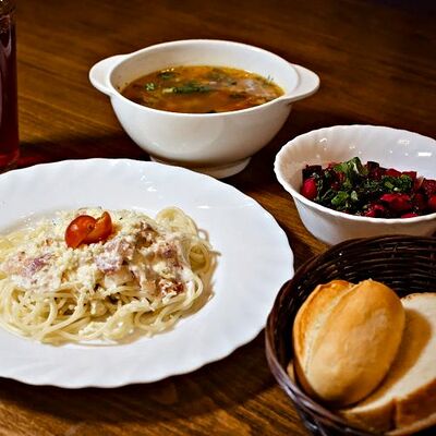 Бизнес-ланч в Кафе на развилке по цене 579 ₽