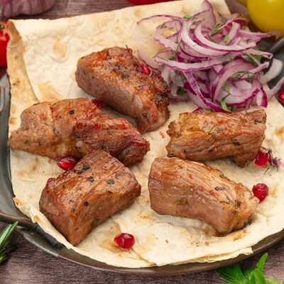 Шашлык из свиной мякоти в Шашлычная №1 по цене 699 ₽