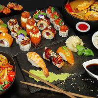 Логотип Renai - суши класса премиум