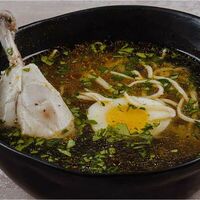 Куриный суп с лапшой и потрошками в Мадьяр-Гриль