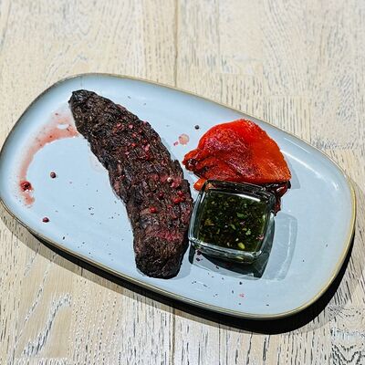 Скерт с соусом чимичурри в Сквер по цене 920 ₽